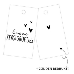 Kadolabels | Lieve kerstgroetjes